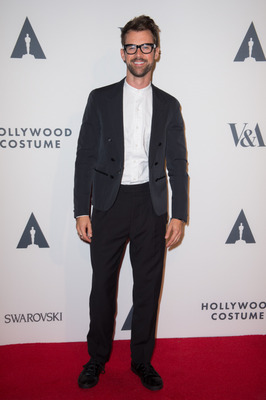 Stylist Brad Goreski at the opening reception for "Hollywood Costume," presented by the Academy of Motion Picture Arts and Sciences and the Victoria and Albert Museum, London and sponsored by Swarovski, on October 1, 2014, at the Wilshire May Company building.